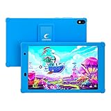 Kids Tablet 8 inch Tablet for Kids Android 10 Toddlers Tablet PC, 2GB + 32GB Storage, WiFi, Bluetooth, Camera, Games, Kids Software Parental Control,Tablet with Proof Case for Child (Blue)