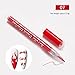 Nail Polish Pen, 1 PCS Nail Art Pen, Nail Pencil, DIY Drawing Painting Pen, for Nails DIY (Red)