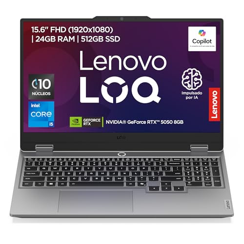 Lenovo Laptop Gamer LOQ RTX 5050|15.6' FHD Intel...