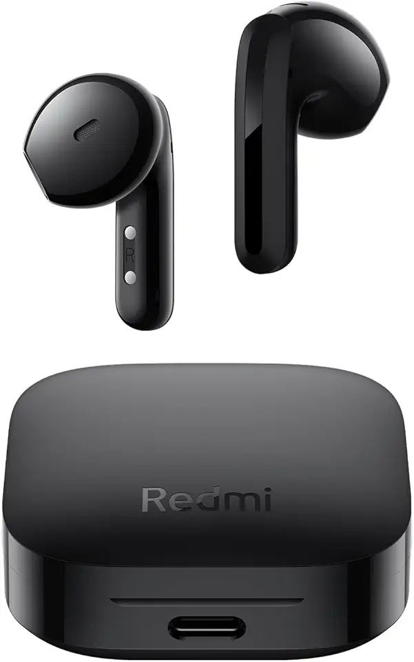 Xiaomi Redmi Buds 6 Active, Fones de Ouvido Sem Fio, Versão Global (Preto)