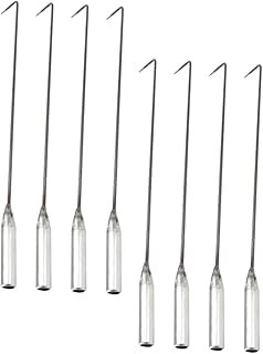 Yardenfun 8 Pçs Gancho De Fogo Acessórios Para Churrasqueira Acessórios Para Churrasqueira Ao Ar Livre Ferramentas Ao Ar Livre Fogueira Fogueira Pinças Para Churrasco Carvão Ancinho Cinzas