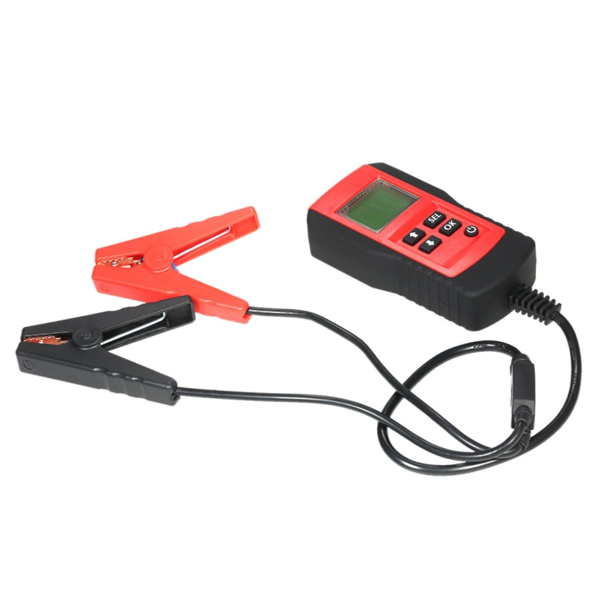 Car Battery Tester High-Definition LCD Display Accurate Voltage and Resistance Analysis for Automotive Trucks Motorcycles and Garage Use