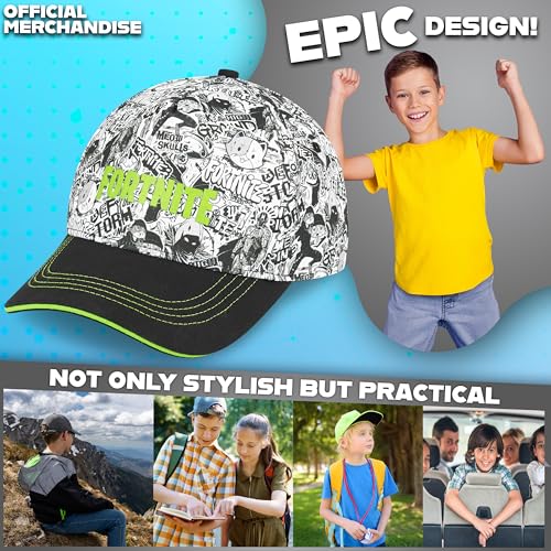 Image of Get Trend Pokemon | Minecraft | Fortnite | Super Mario Kids Baseball Cap, Sunglasses Set UV Protection, Gamer Gifts for Boys