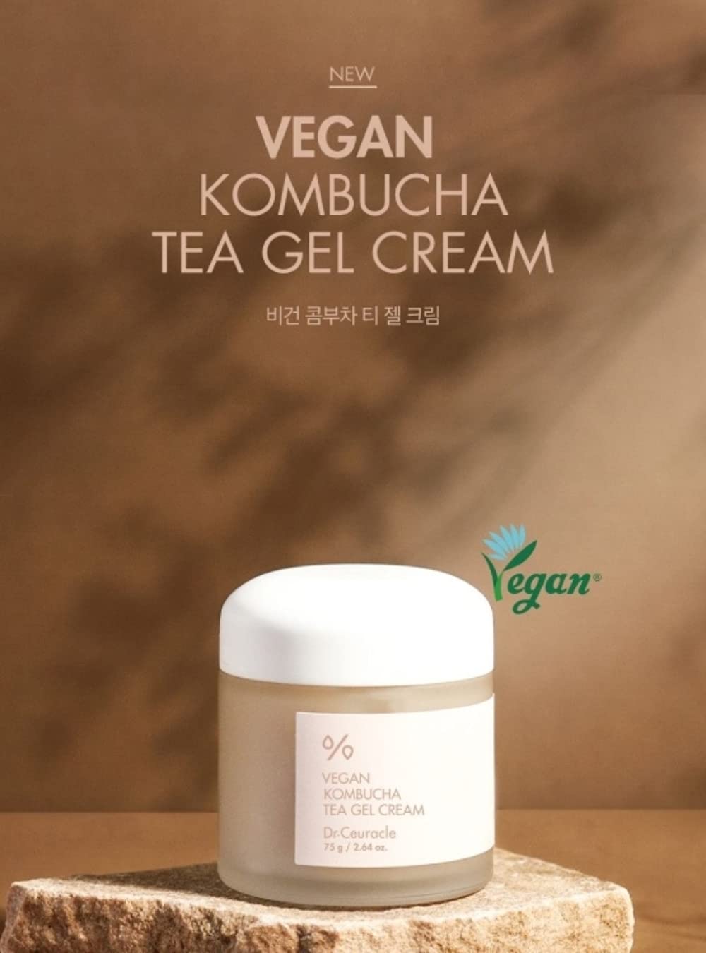Dr.Ceuracle, Vegan Kombucha Tea Gel Cream+Essence A hydrating vegan gel cream formulated with Kombucha Extract, a longfermented black tea, leaving skin supple (Vegan Cream), Dr.Ceuracle1511422