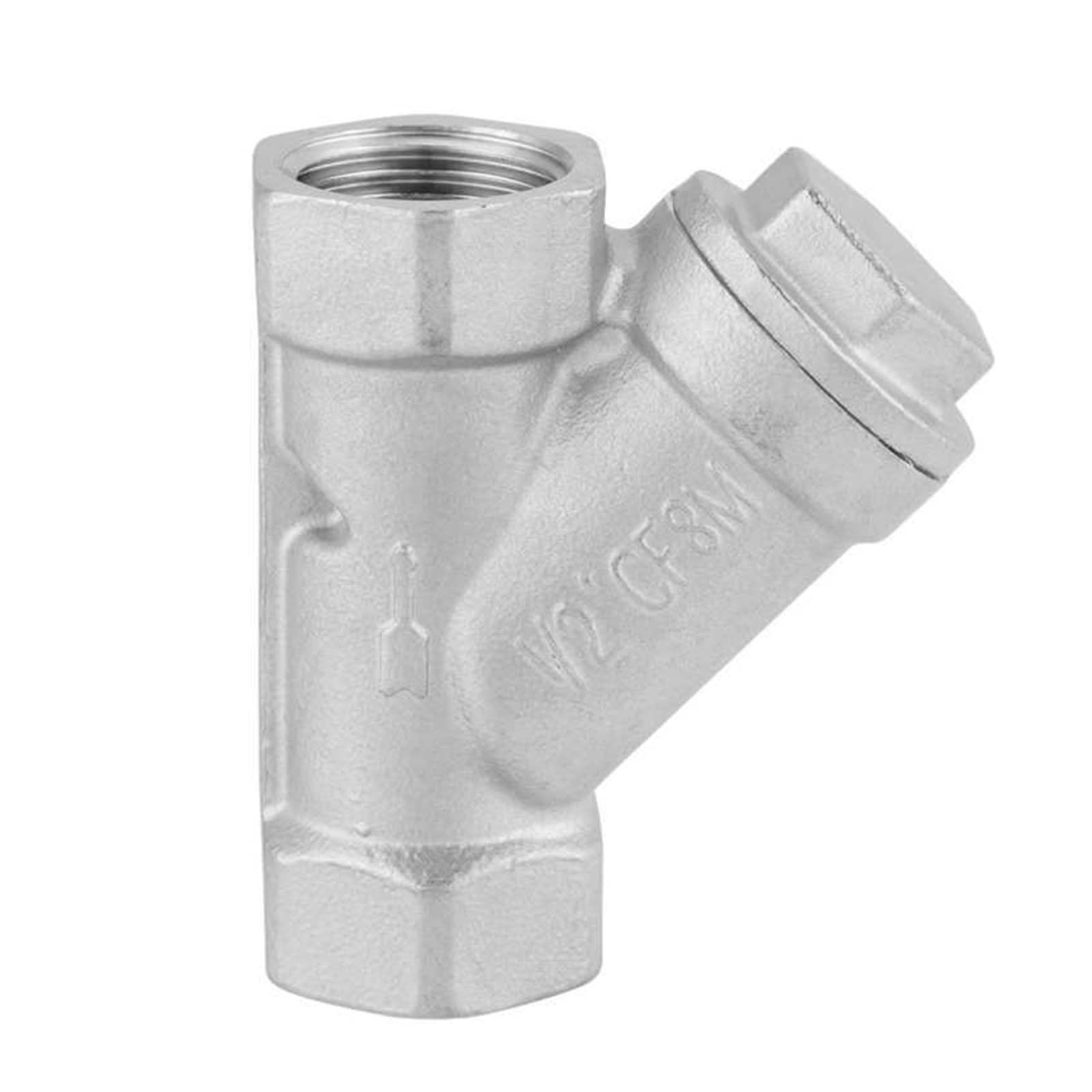 Filtre en Y DN15 1/2 en acier inoxydable PT pour tuyauterie d'eau et gaz