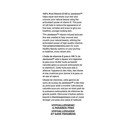 Jamieson Provitamina 100% Pure Vitamin E Oil , 28Ml #TOP4