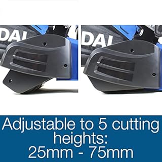 Hyundai 19" 48cm / 480mm Self Propelled Electric Start 139cc Petrol Roller Lawnmower, 5 Cutting Heights, 70l Grass Bag, Foldable Handles, 3 Year Warranty