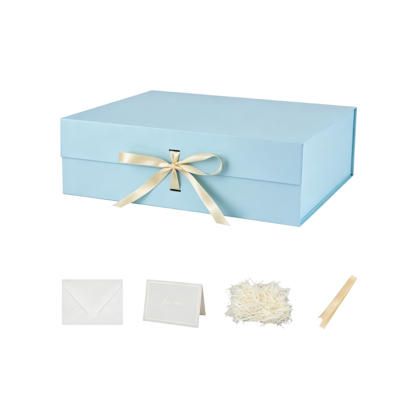 Nenwic Extra Large Gift Box with Lid 48.5 x 40.5 x 15.3 cm, Blue 1 Pack โ image 1
