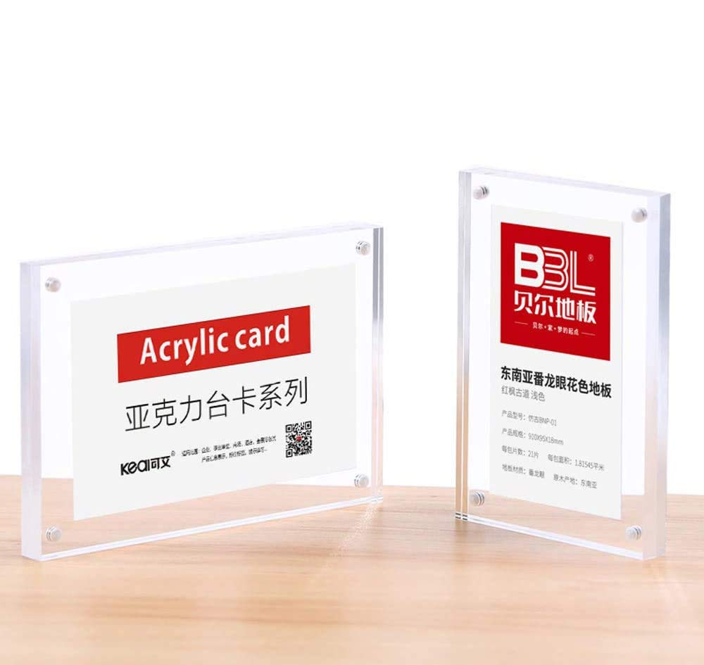 Amazon | 値札 値札スタンド カード立て 値札立て 透明アクリル製