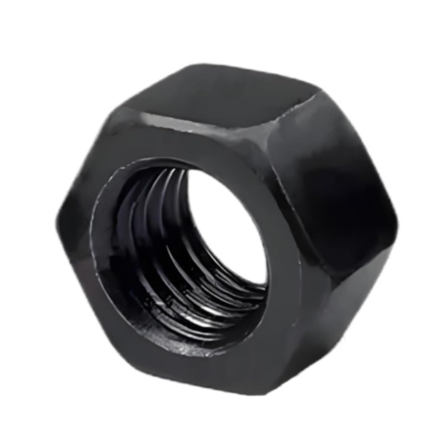 1pcs Metric Hex Nuts M39 Black Carbon Steel Hexagon Industrial Use for Manufacturing and Engineering