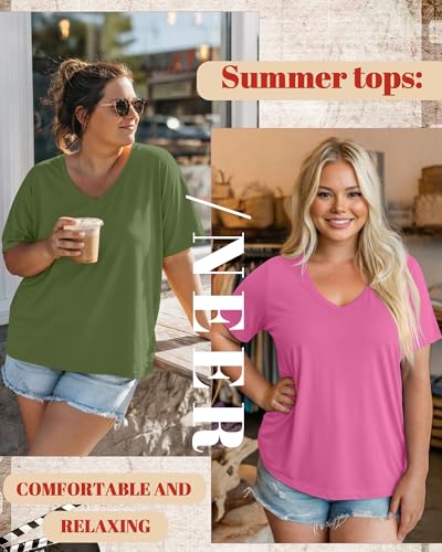 Image of Neer 3 Pack Plus Size Women's T-Shirts