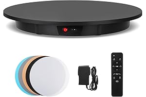 Electric 24" Turntable Platform: 360° Photography Display Stand