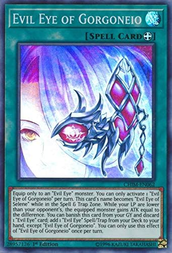 Yu-Gi-Oh! - Evil Eye of Gorgoneio - CHIM-EN062 - Super Rare - 1 Edición - Chaos Impact