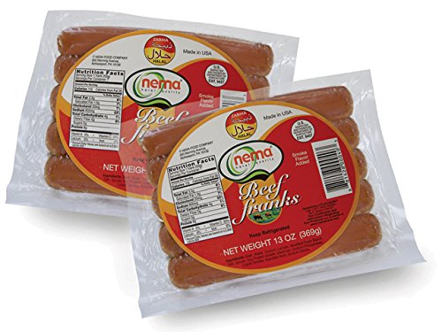 Nema Halal Franks, Hot Dog 1 lb (Beef)