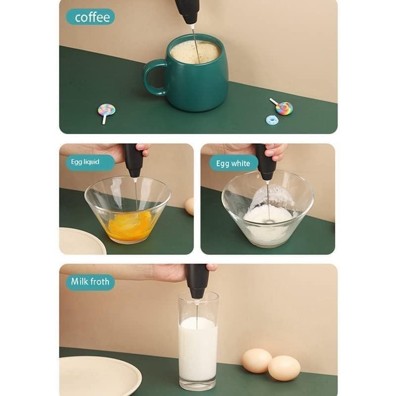 Image of Swifther Handheld Coffee Frother Electric Milk Frother for Lattes Shakes Mini Foamer for Cappuccino, Frappe, Matcha, Egg Beater Hand Blender (Pack of 1 Multicolor)