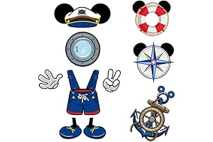 10 Pcs Large Cruise Door Magnet Stickers