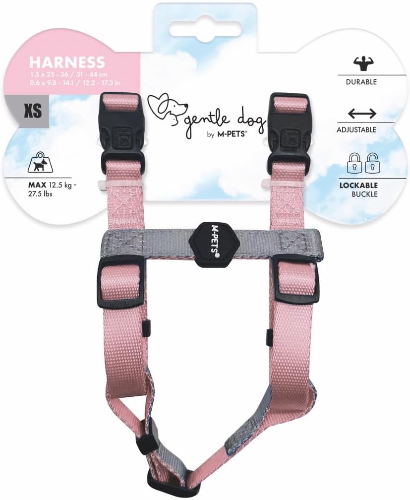 M-PETS GENTLE DOG GÖĞÜS TASMASI PİNK (XS)