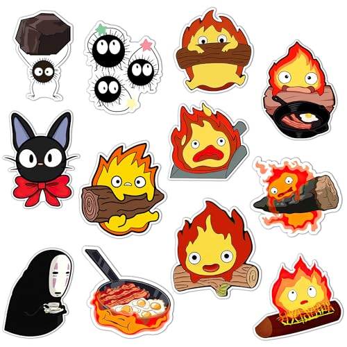 Imanes decorativos Pounchi Cute Calcifer PVC 12 pzs