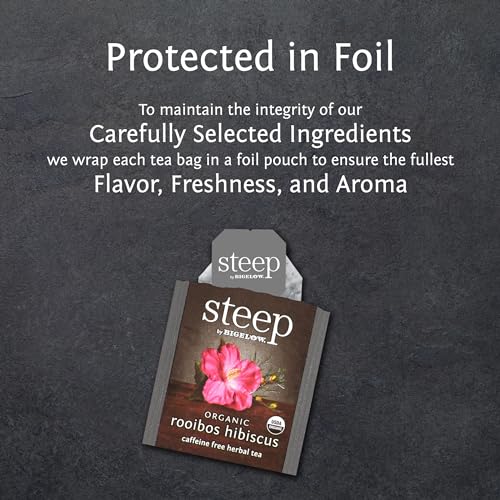 steep by Bigelow Organic Rooibos Hibiscus Tea