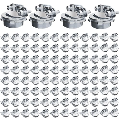 Connecteurs de câble type pince 1,27 cm en acier zinc gaine de protection métallique x100