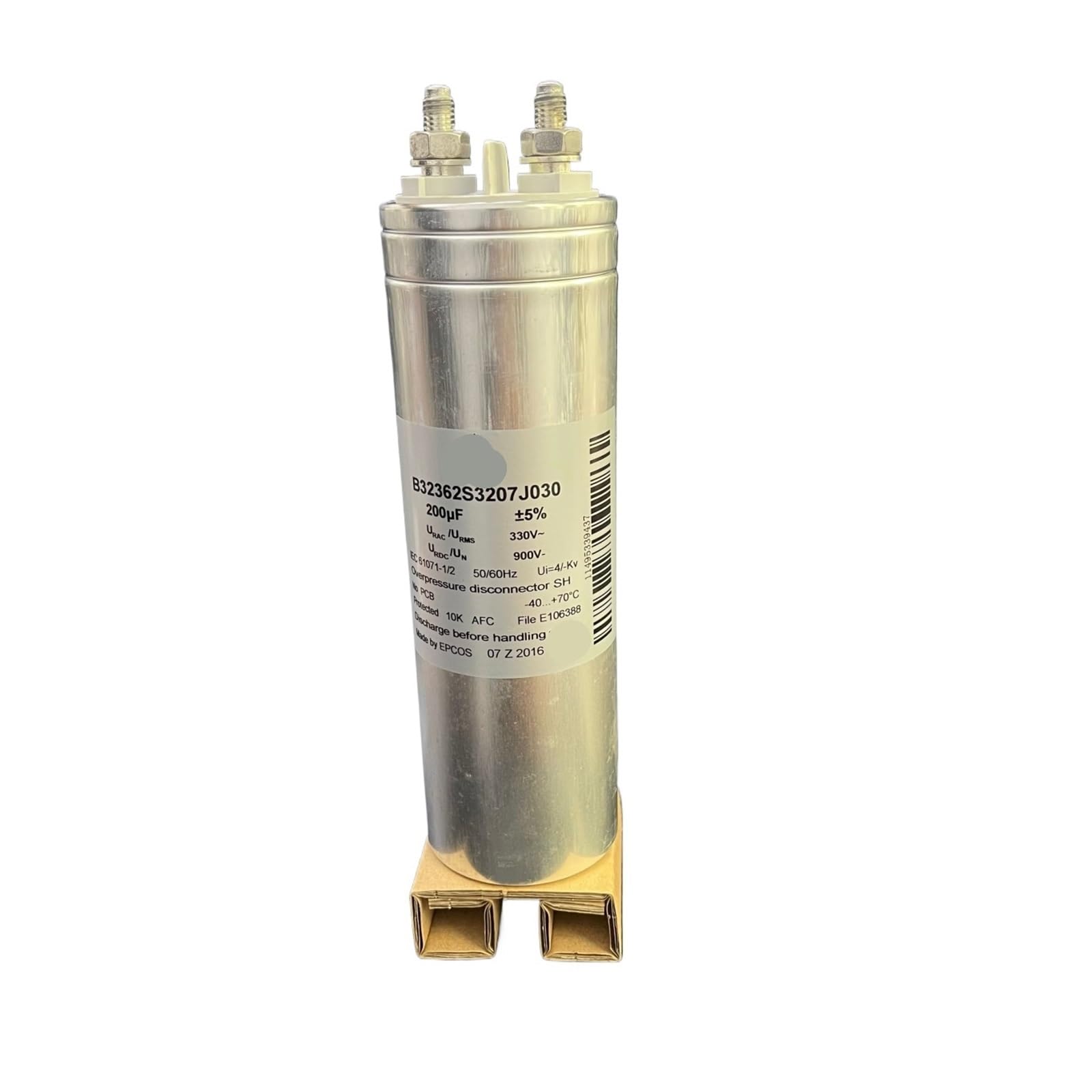 LEOTNNDQ 1pcs B32362S3207J030 200UF 300Vac 900V Capacitors