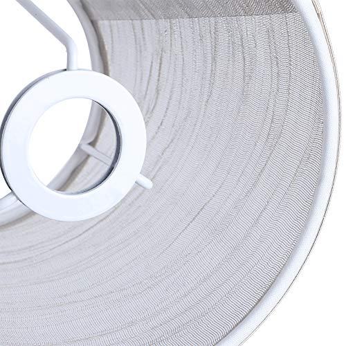 Lamp Shades, Fabric Chandelier White Lampshade Small 4.3\" Top Diameter x 6\" Bottom Diameter x 5.5\" Slant Height for Wall Light Bedside Mini Table Lamp Cover Shade