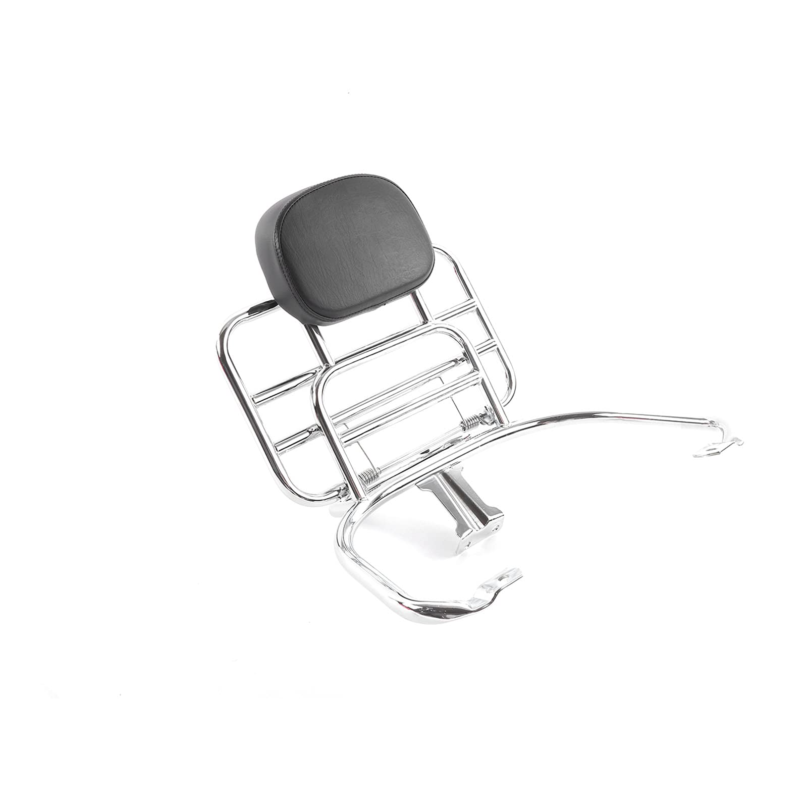 EBTOOLS Ersatz für Sprint Primavera 50 125 150 250 300 GTS Primavera gepäckträger Silberner Gepäckträger mit Rückenlehnenpolster passend Silberner Gepäckträger mit Rückenlehnenpolster passend für