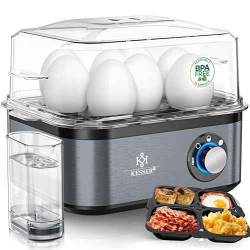 KESSER® Eierkocher für 1 bis 8 Eier elektrisch...