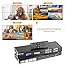 Arvitek 4K 4x4 Seamless HDMI Matrix Switch w/Web GUI, Video Wall Controller 2x2 Matrix & Multi-Viewer(Out 1) w/PIP, HDMI Matrix Switcher Splitter w/3.5mm Audio, Output 1 Rotation, Multiple Control Way