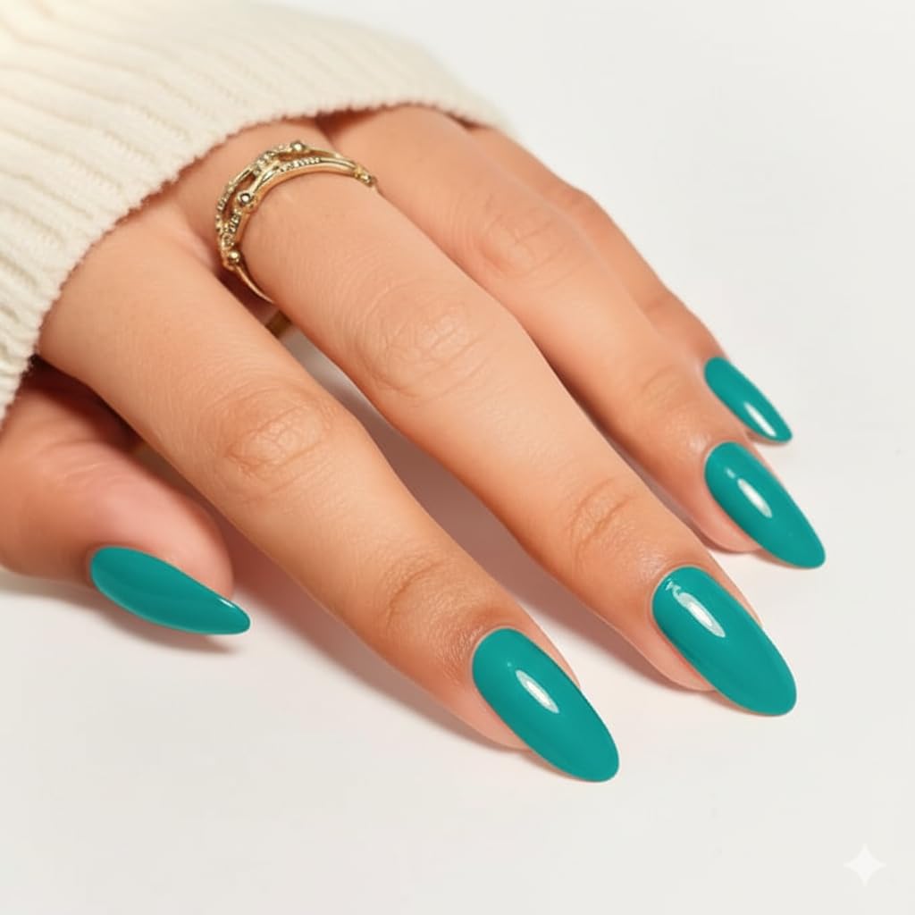 TARIFF Ocean Jewel 8ml | Aqua.Green Nail Polish | | Green Light Glossy Shade Nail Paint | Mint Tile Pistachio Sea Green colour Gel Finish nail polish For Women Girls. (Ocean Jewel - CT038)-image-4