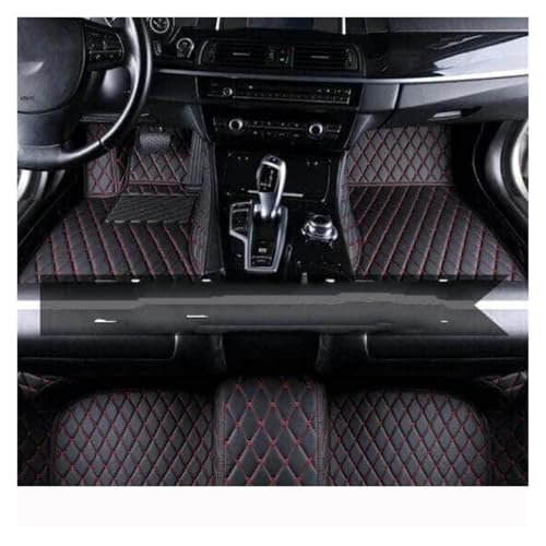 Tapis de sol voiture Captur 2014-2017 : l'élégance du noir et rouge