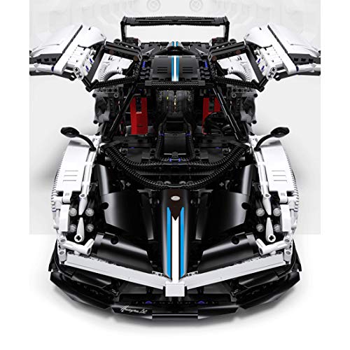 Foxom Technik Bausteine Auto Pagani Zonda, 3000 Teile 1:8 Racing Auto Bausteine Konstruktionsspielzeug Kompatibel mit… – Bild 7