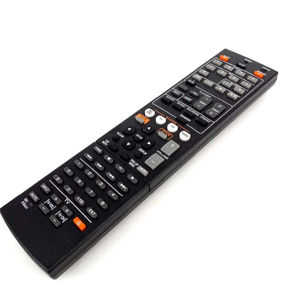 General Replacement Remote Control Fit for RX-V371/491 RX-V567 RX-V375 HTR-5063 RX-V665 RX-V665BL RX-V765 HTR-3064BL HTR-3065BL RX-V367 RX-V367BL RX-V773BL for Yamaha AV Receiver