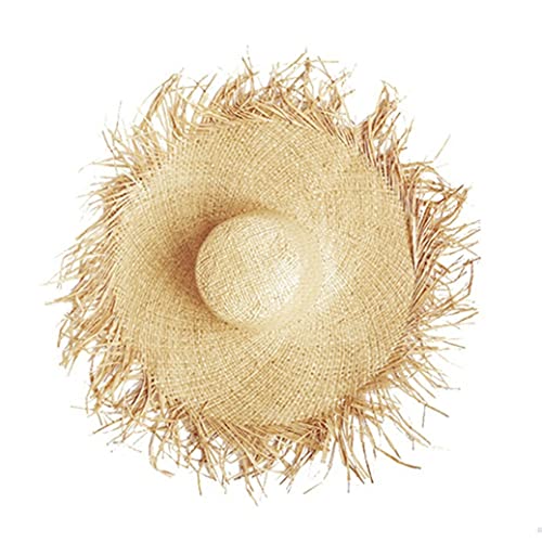 QmjdDymx Sombreros de paja rafia vintage