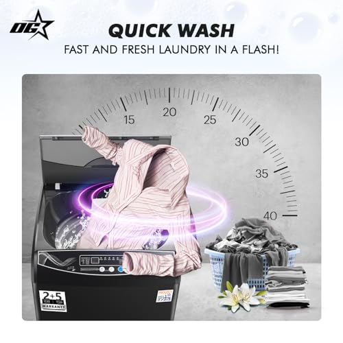 Image of OG Star Smart Choice 9.5 Kg Fully Automatic Top Load Washing Machine | 900 RPM Motor | Multiple Wash Modes | Air Dry | Diamond Drum | Smart Water Level | Powerful Performance