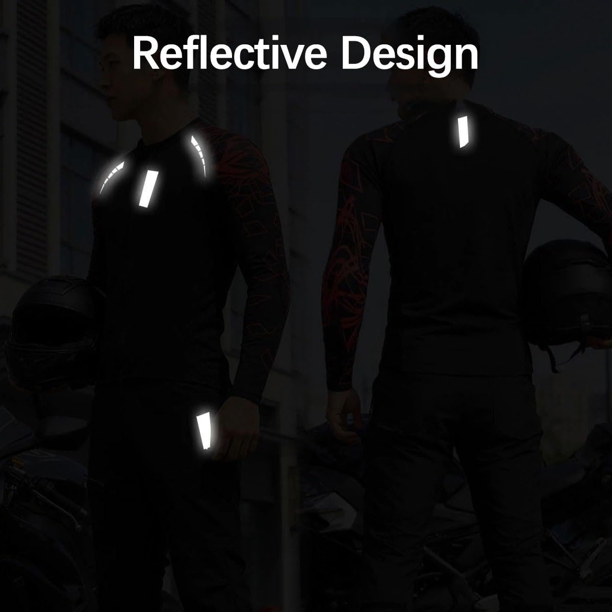 Giacca da moto estiva da uomo in mesh maglia tecnica traspirante ed elastica con protezioni rimovibili abbigliamento protettivo riflettente e alla moda per turismo e sport