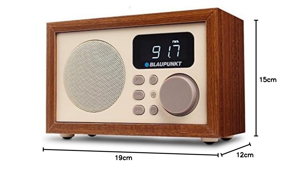 Blaupunkt HR5BR Radio réveil avec MP3 microSD USB AUX Écran LCD Télécommande