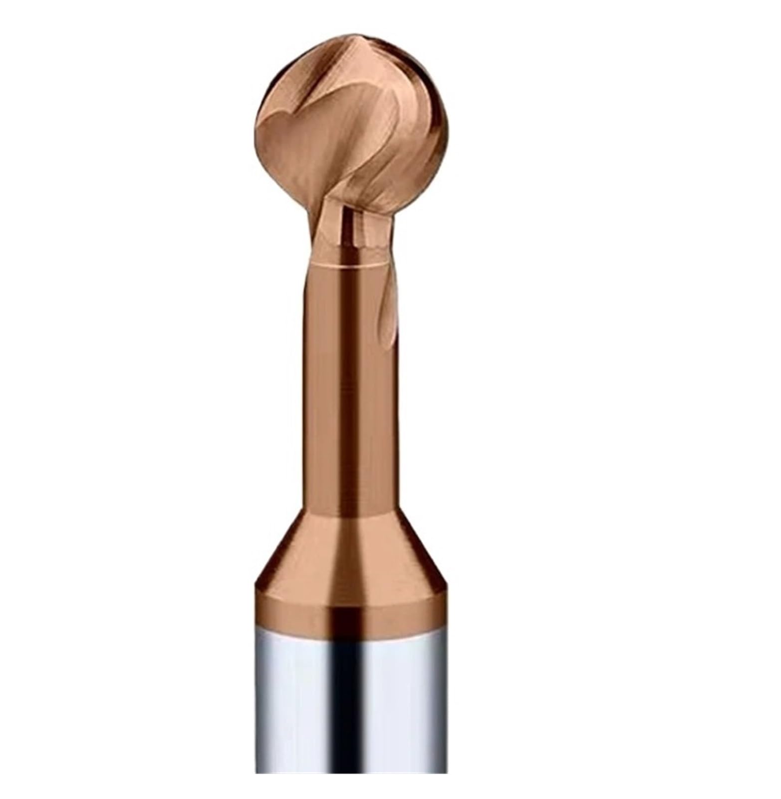 1 szt. Frez w kształcie kuli T 3D Narzędzie do nosa R2 R3 R4 R5 R6 Drewno Plastik Metal(R5xD10x60-2T)