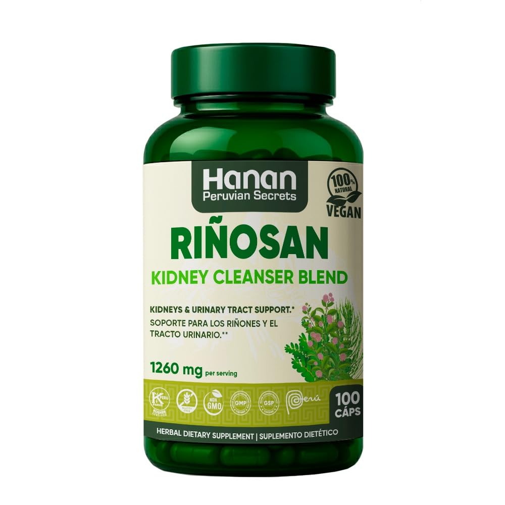 Amazon.com: Hanan Rinosan Kidney Cleanser Blend | 100 Capsules