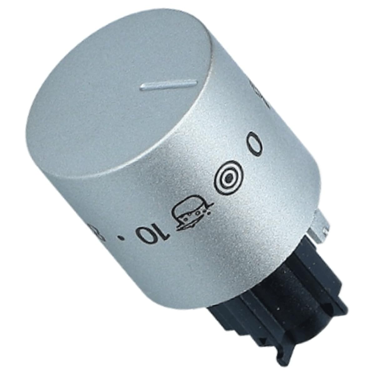 Bauknecht Whilpool 481010567263 ORIGINAL Knebel Drehknopf Drehschalter 2kreis Silber Kochstelle Kochfeld Kochmulde Herd auch Ignis Privileg