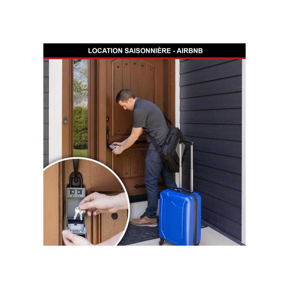 Master Lock 5480EURD chiave cabinet Acciaio Nero, Grigio