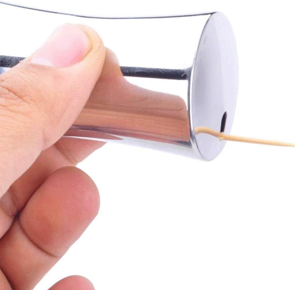 Toothpick Holder, Stainless Steel Dispenser, , Stylish Household Storage Tool