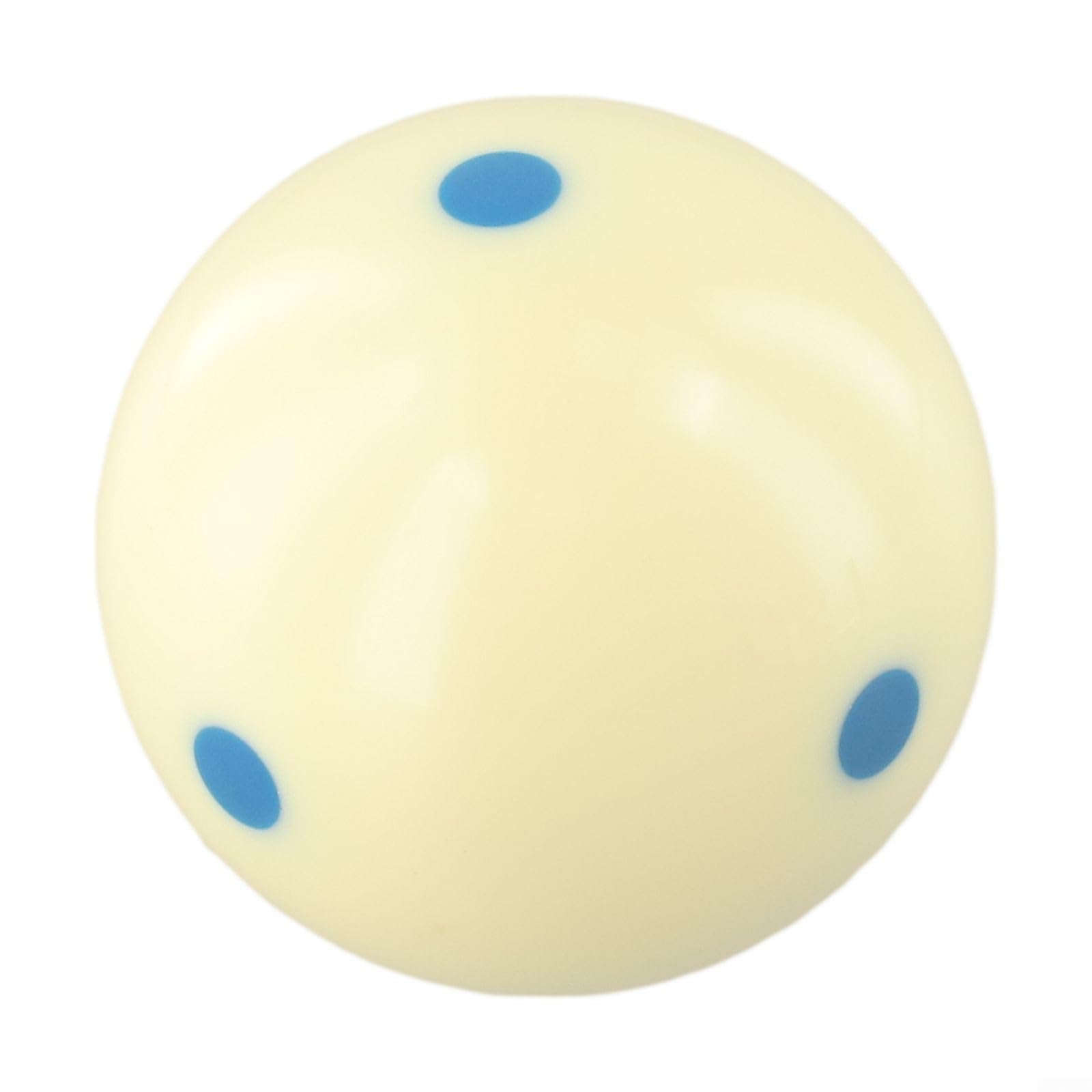 QuivyLivy Blue Spot Cue Ball for Pool Billiard Practice Training, Standard 2-1/4 Inch 6 Oz Resin Billiards Ball with High Roundness for Skill Improvement(Blue)