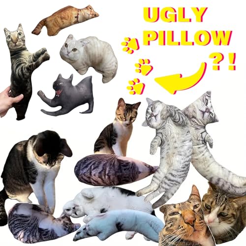 XINYIMAI Custom Pet Pillow with Photo, DIY Ugly Pet Pillows, Customized Dog Cat Pillows - No White Edges, Personalized Gifts for Christmas, Halloween, Valentine\'s Day