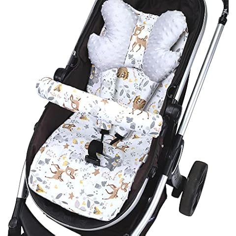 Colchoneta transpirable para silla de paseo con protección de cinturón Totsy Baby Cover