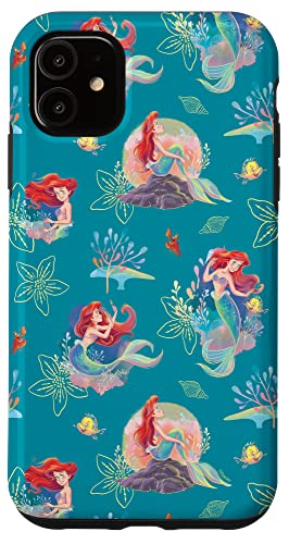 Coque iPhone 11 Disney Princesse Ariel anti-chocs motif Petite Sirène