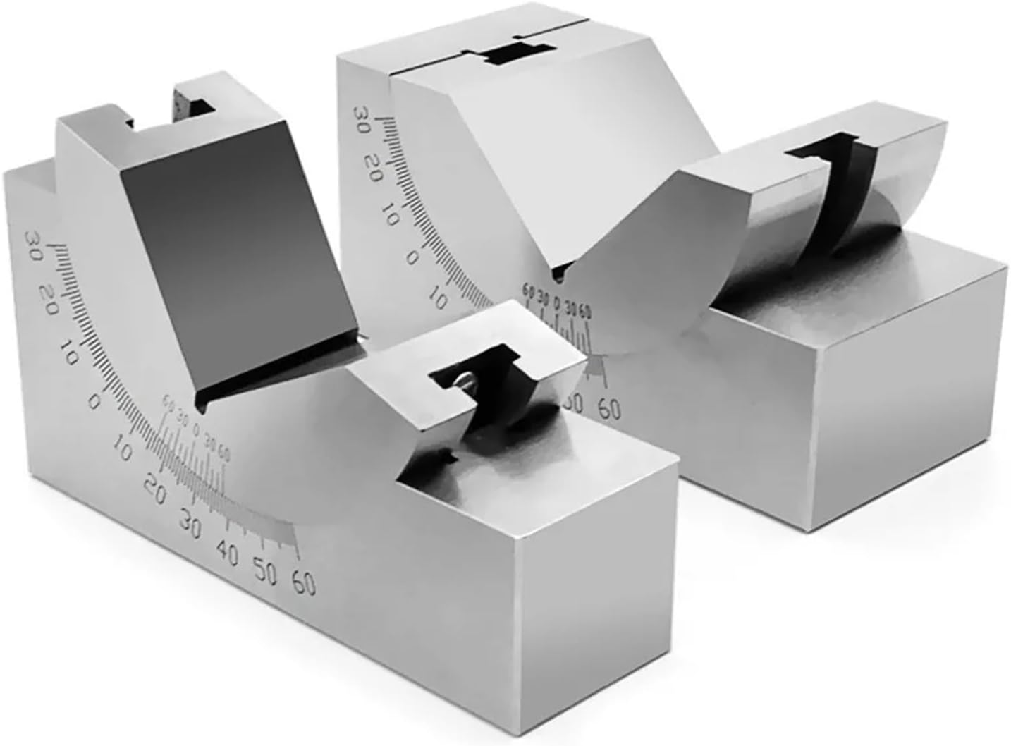 Kalibratieblok- for Measuring Milling Machine Precision Parts Adjustable Pad Angle Gauge Debugge V Block Angler Top Tool(25)