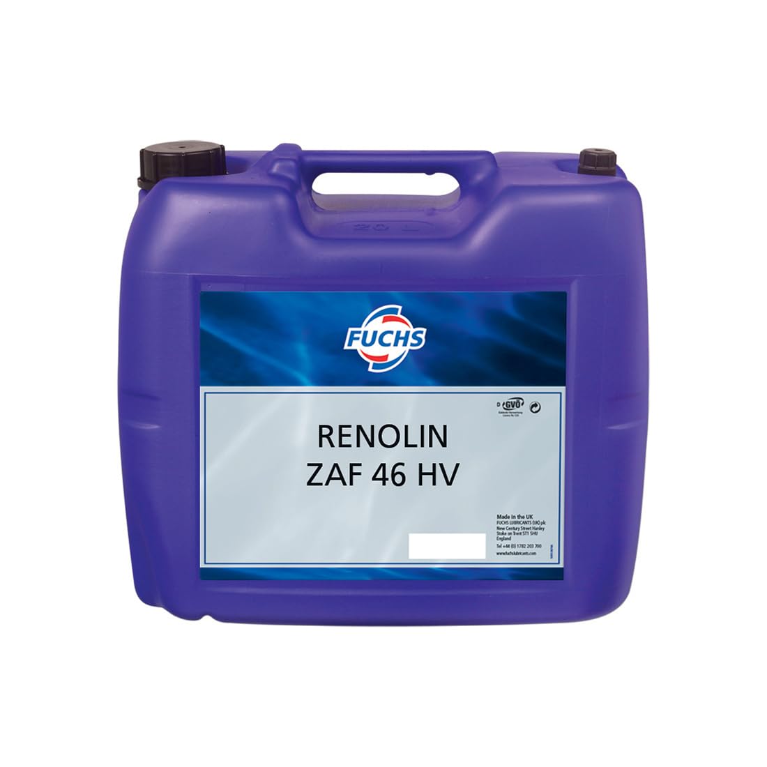 FUCHS 'Renolin' ZAF 46 HV High Quality Hydraulic & Lubricating Oil - VC117