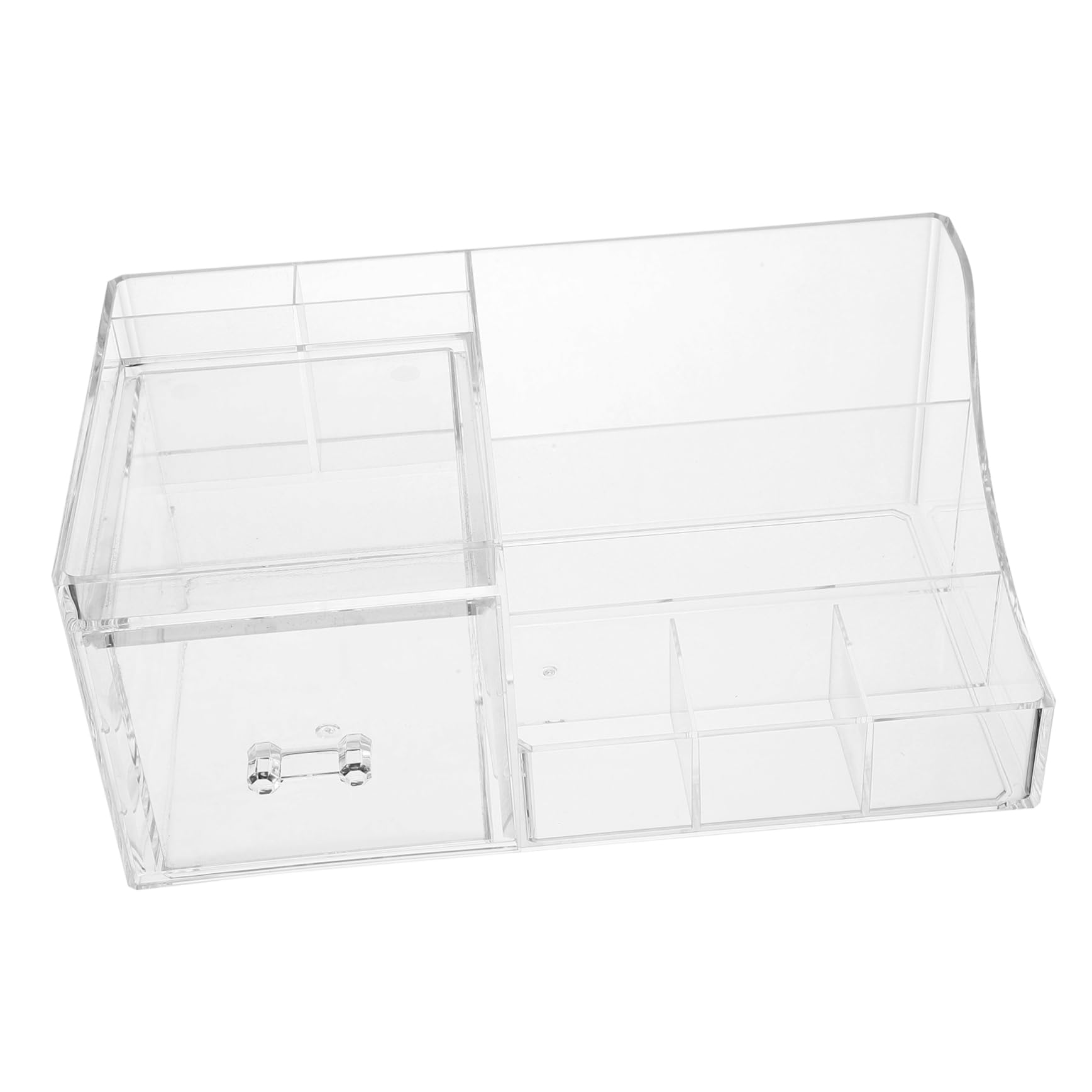 FRCOLOR Organizer per Trucchi da Scrivania, Skincare Storage Cassetti Multipli in Ps, Facile da Pulire, Salvaspazio, per Pennelli e Cosmetici
