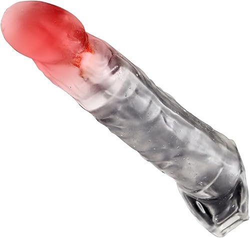 Miniatura 8 de Manga del pene masculino eyaculación retraso eyaculación polla para parejas adultas, juego de alcance del punto G, extensor de polla extensor de